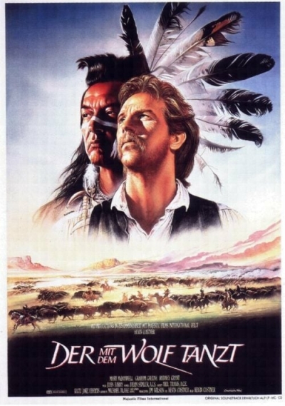 Filmplakat Der mit dem Wolf tanzt 